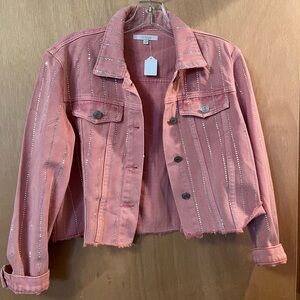 Pink Denim Jacket